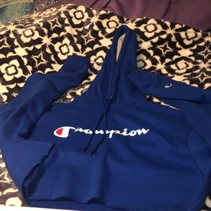 Cropped champion hoodie
